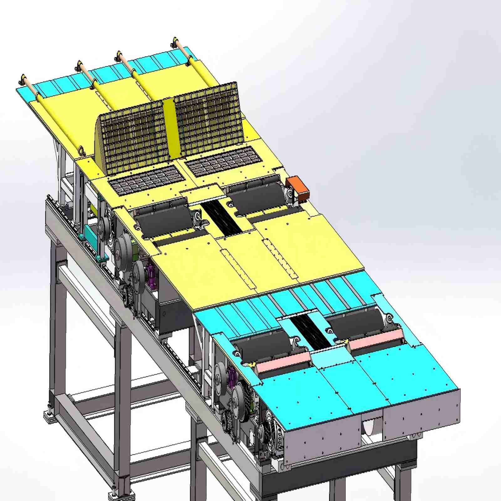 Multi-Axis Independent Control Steel Integrated Roller Test Bench High-level Quality for Vehicle Speed Meter Wheel Speed Sensor