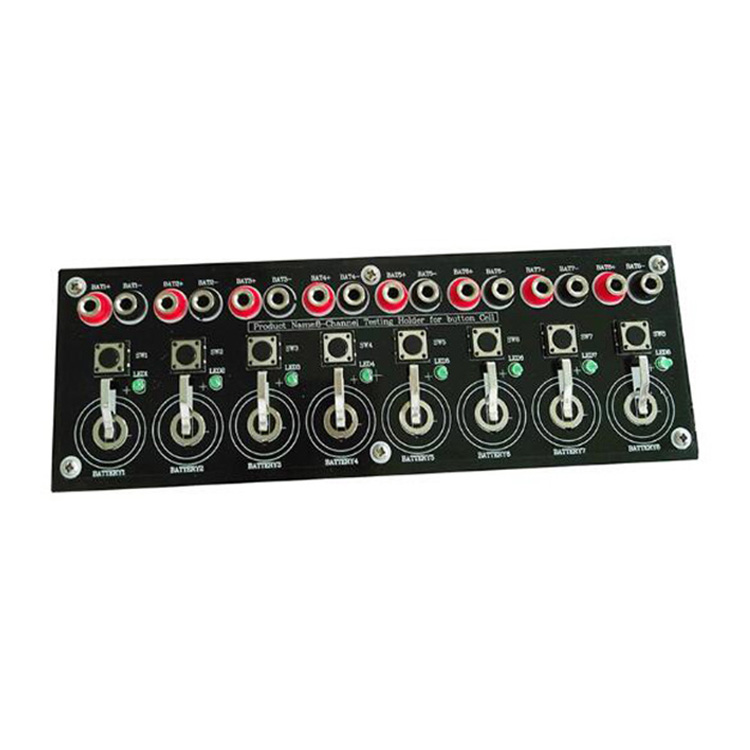 Lab 8 Channels Coin Cell Battery Cycler Testing Clamp Board For Battery Analyzing