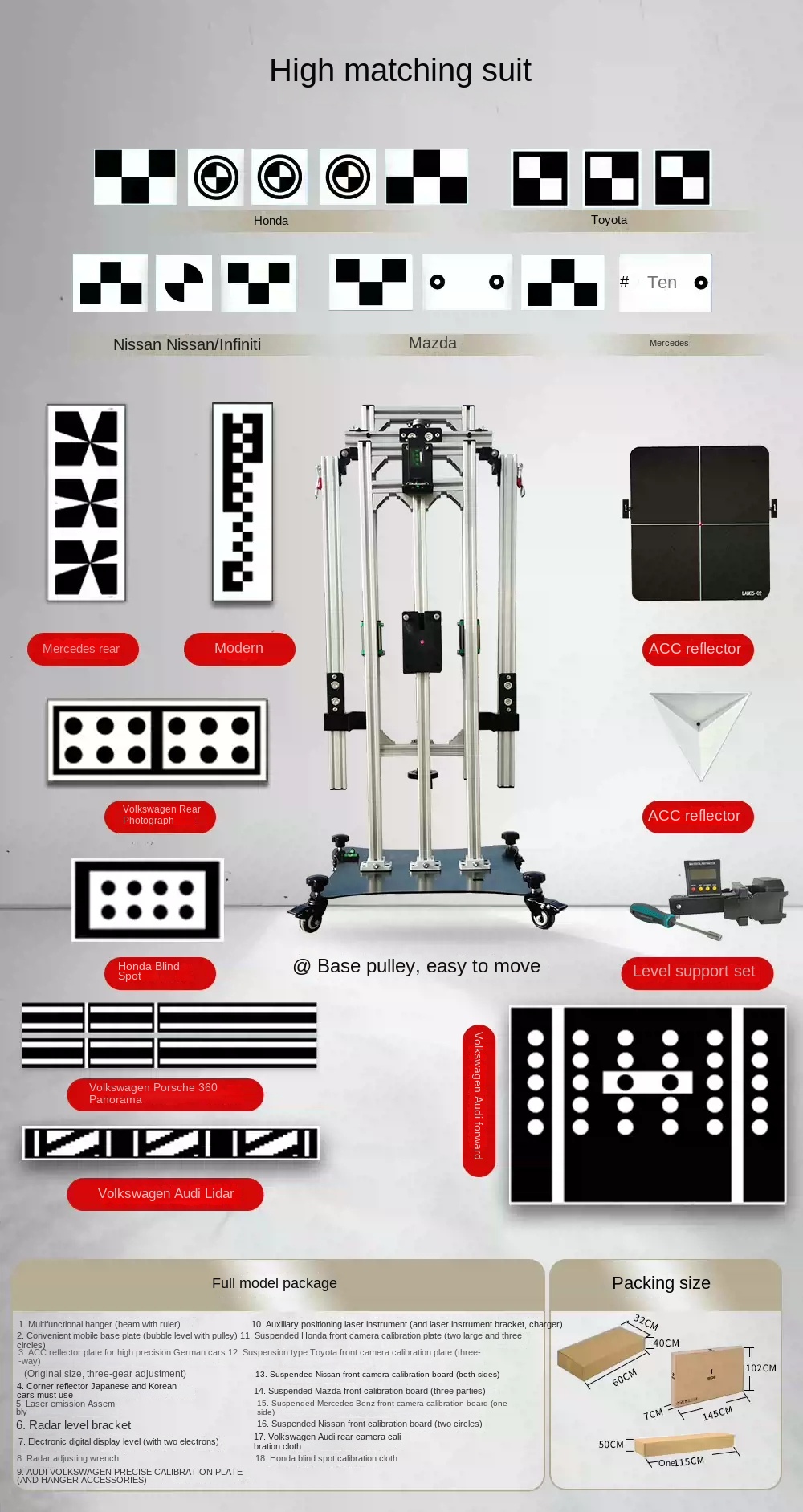 Radar calibration equipment details 13