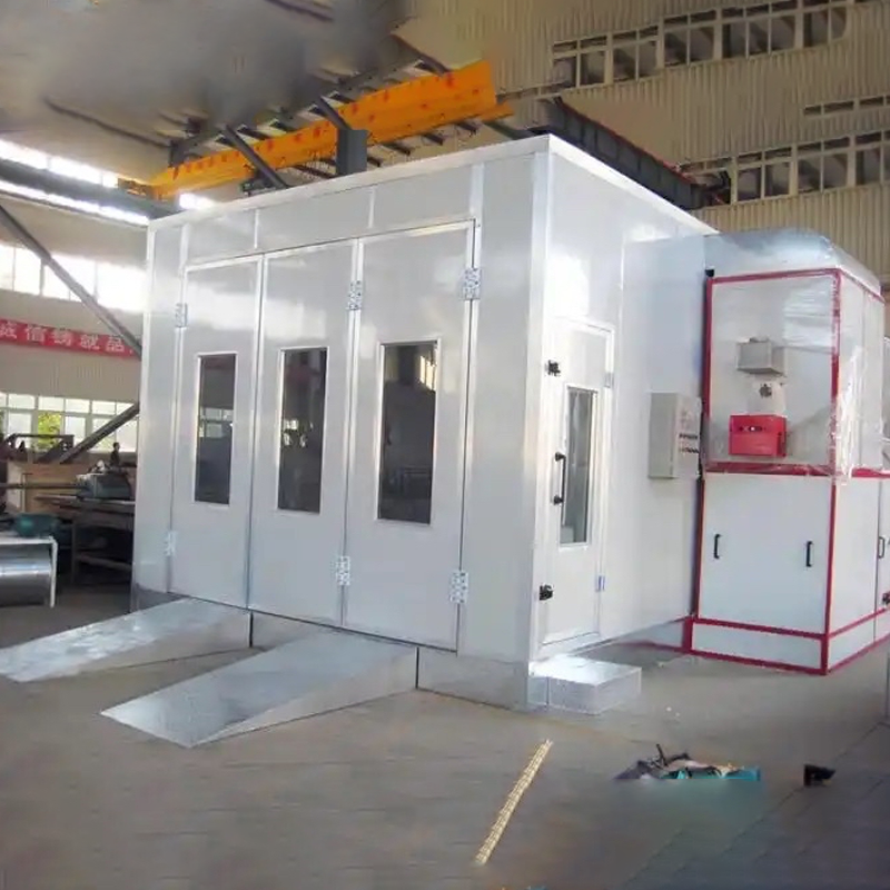 CE Approved Aoxin C30 Recirculating Car Spray Booth Baking Equipment Electric Diesel Burner Heating Centrifugal Fans LED