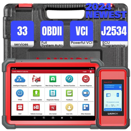 [Global/EU Version]LAUNCH X-431 PRO5 PRO 5 with Smartlink2.0 VCI J2534 ECU Programming Full System Auto OBD2 Scanner Upgrade