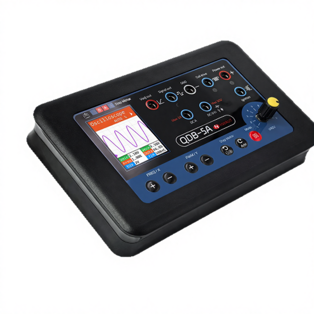 QDB-5A Car Sensor Tester Oscilloscope PWM Drive Multimeter Ignition Injector Simulator Step Motor Driver Diagnostic Tool
