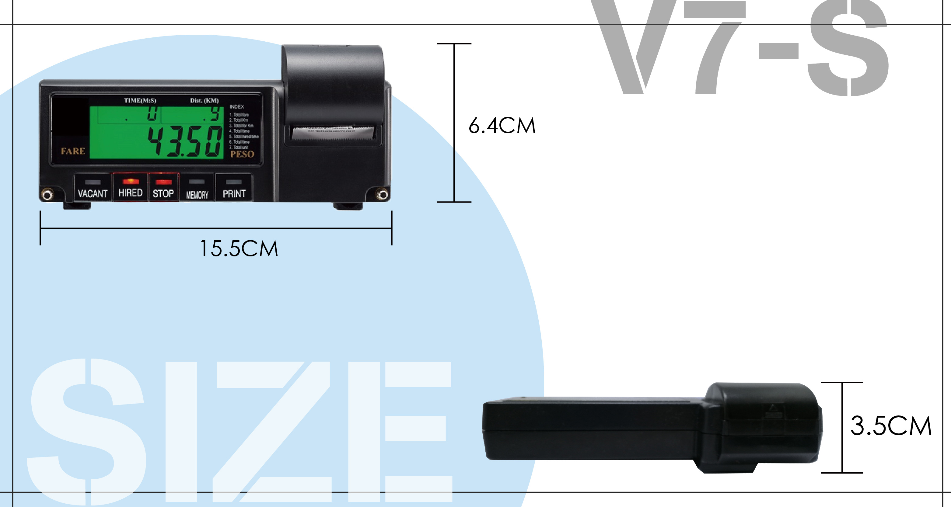 Detailed taximeter view 6