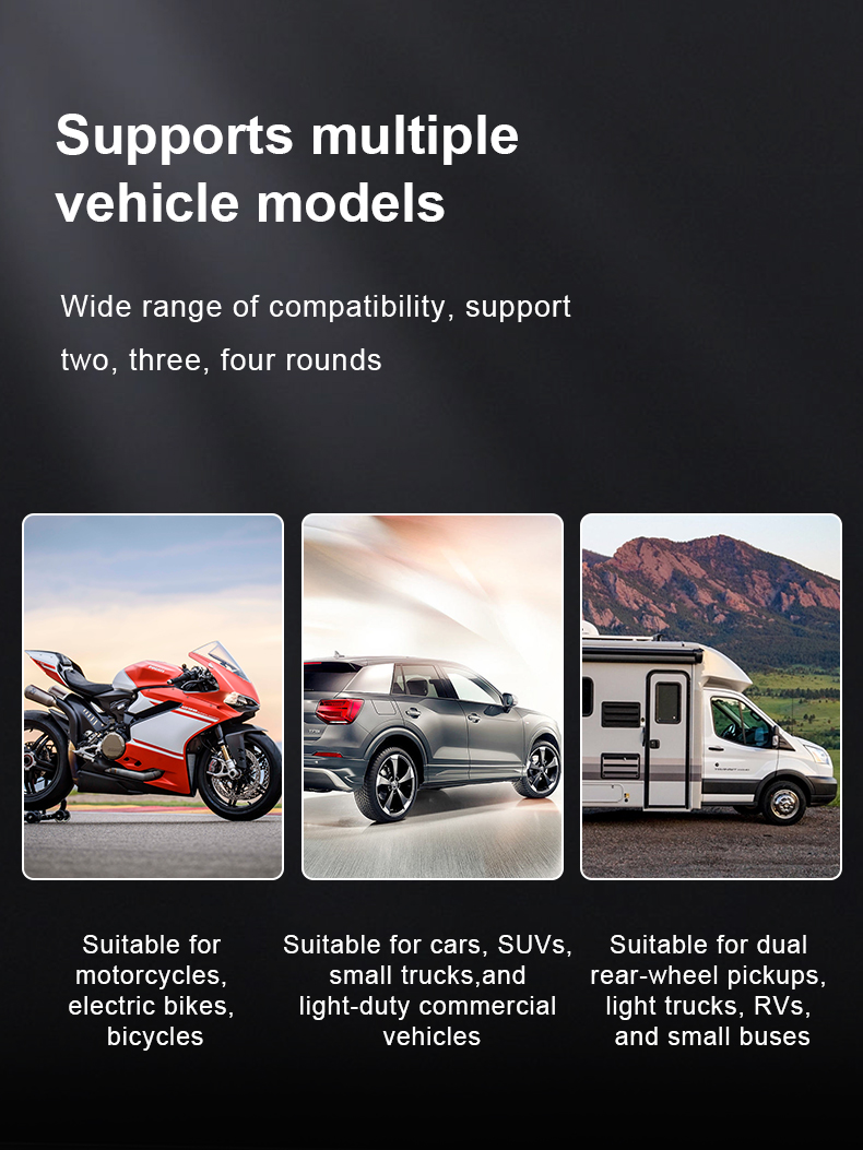 Bluetooth Mobile APP TPMS Tire Pressure Monitoring System Supports Android/IOS for Car Tyre Diagnostic Mobile Display Tool