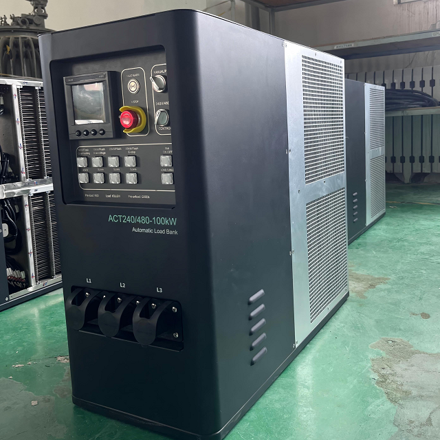 AC 240/480V-100kW Dual Voltage Automatic Portable Load Bank Testing Equipment