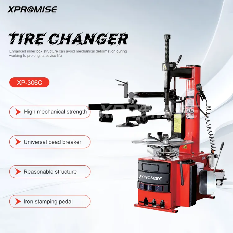 Automatic Tire Changer Machine Automatic Tyre Removing Machine in Car Tire Workshop