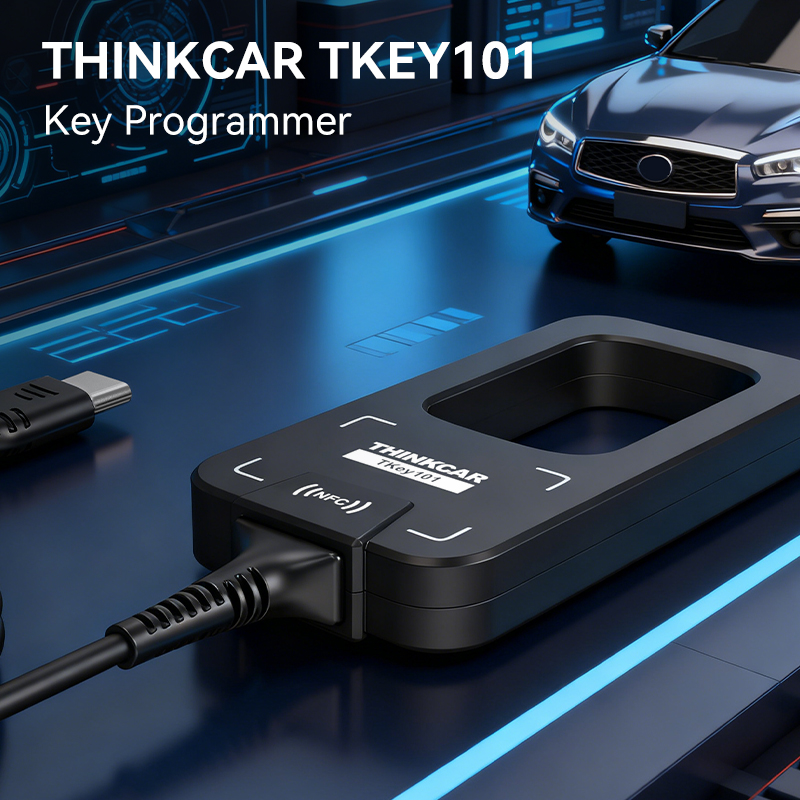 Thinkcar TKey101 Automotive Key Programming Tool For Supports Toyota Smart Key Unlock Frequency Ignition Coil Detection