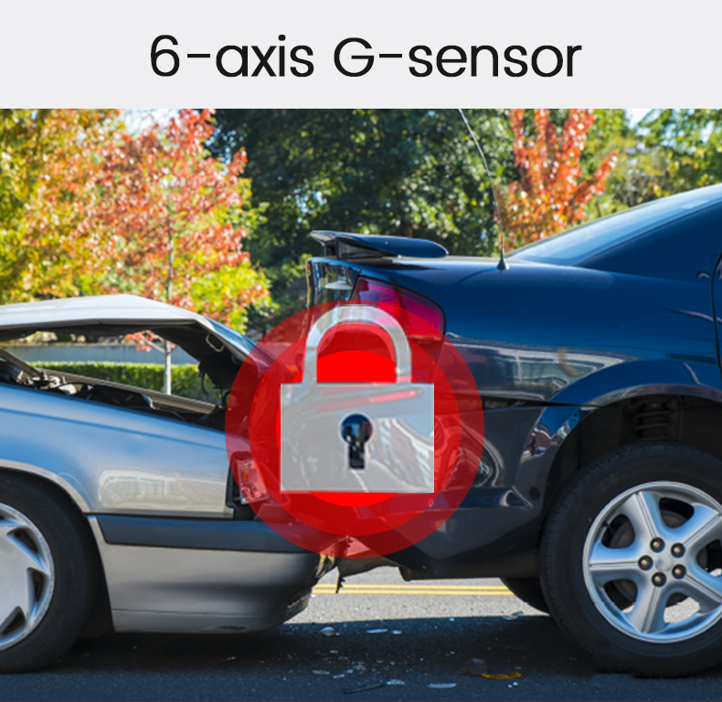 built in G-sensor
