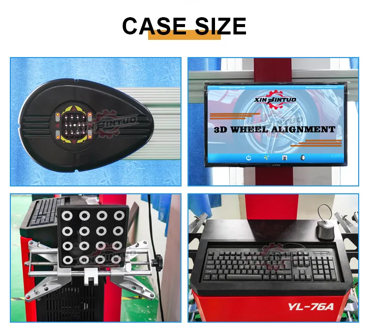 Factory Custom 3D Wheel Alignment Machine and Four Post Car Lift Wheel Aligner Equipment