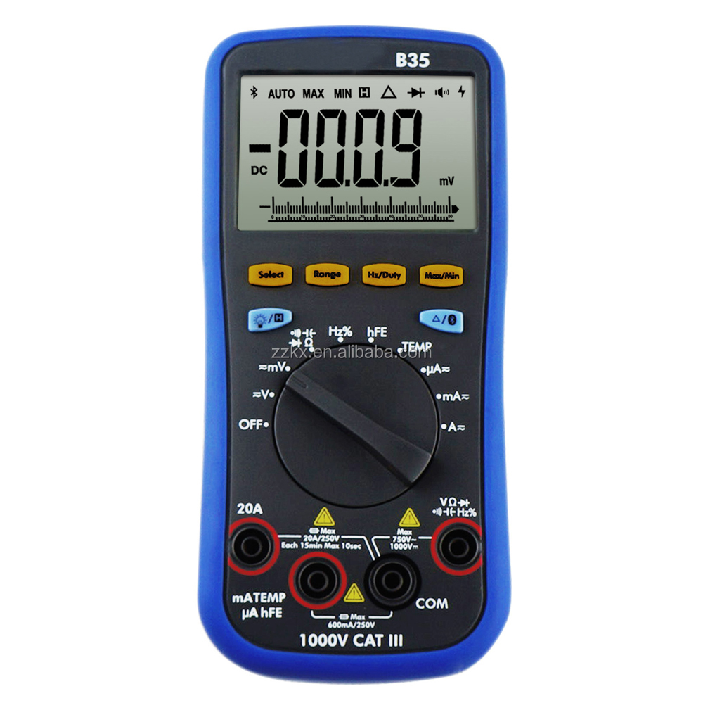 B35 Auto-Ranging Digital Multimeter Datalogger + Multimeter + Temperature Measurement With SUPPORTED VIA MOBILE APP