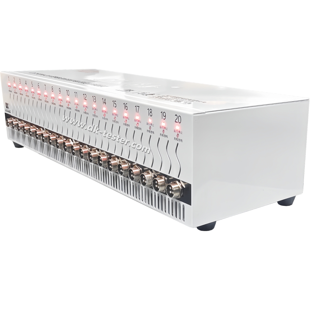 Multi-functional 20-channel Lithium Battery LiFePO4/NMC/NCA Cell Charge Discharge Capacity Grading and Balance Test Machine 10A