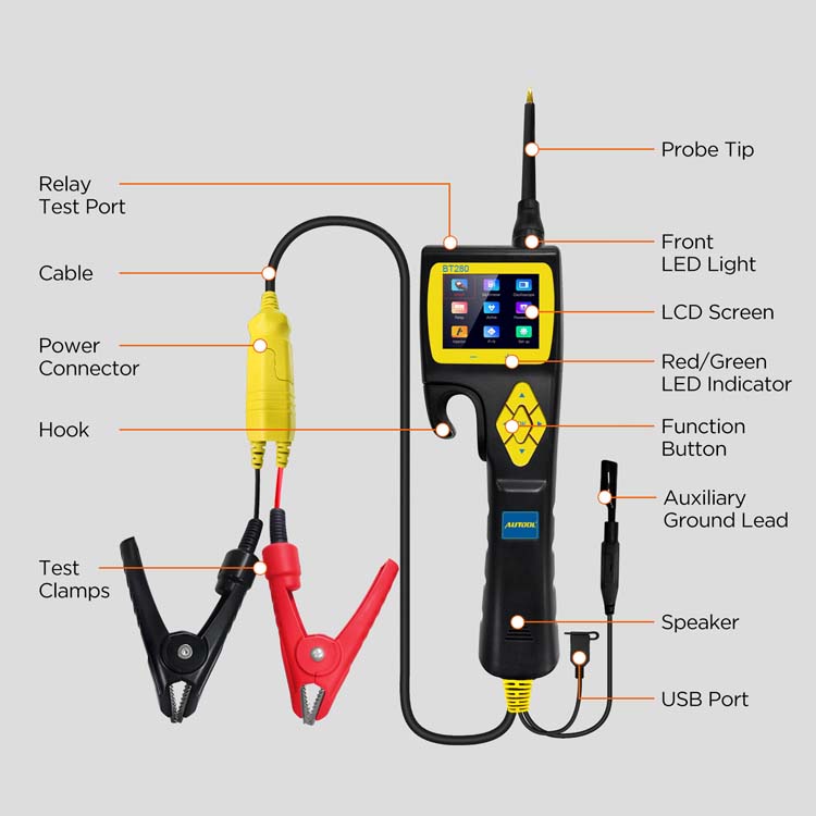 AUTOOL BT280 Package Contents