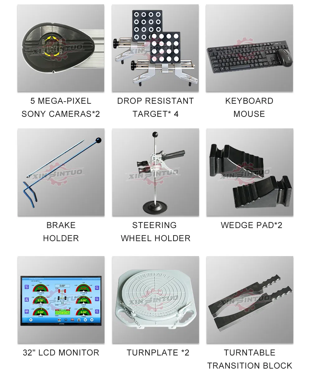 Tyre Fitting Changing Service Hydraulic Car Lifter Wheel Alignment Machine Workshop Equipment