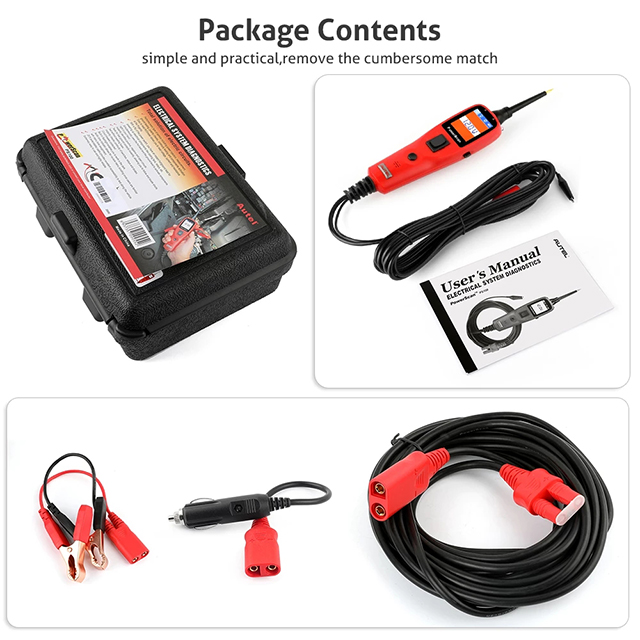 Autel PowerScan PS100 Auto Electrical Circuit AVO Meter Automotive Circuit Tester Build-In Flashlight