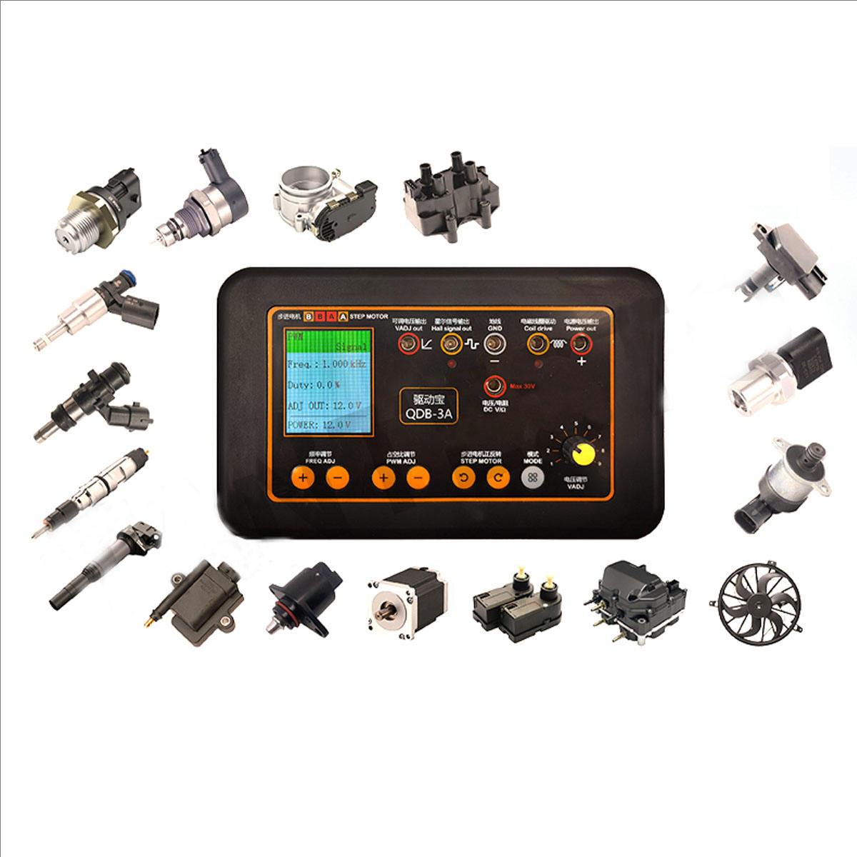 Portable Car Actuator Detector Drive Tester QDB-3A Automotive Ignition Coil Tester Auto Sensor Simulator
