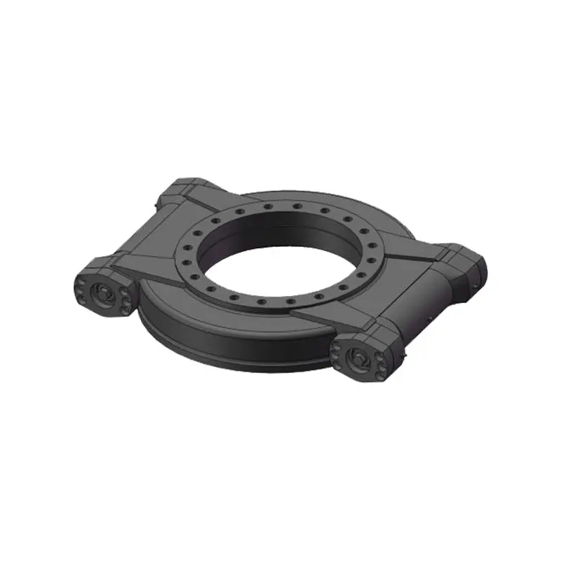 China Suppliers Factory Internal Gear Type Horizontal Rotary Drive Device with Vertical Output Rotation