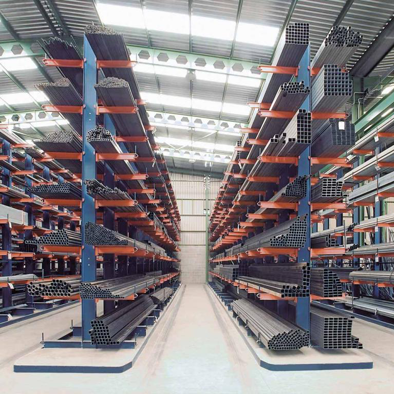 OEM Customized Galvanized Heavy-duty Portable Cantilever Racks System for Industrial Storage Rack