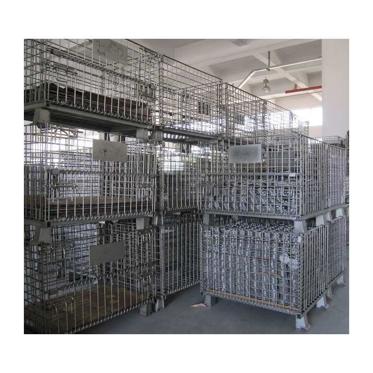 Wire Pallet Racking Wire Mesh Cages Racking Material Storage Racking