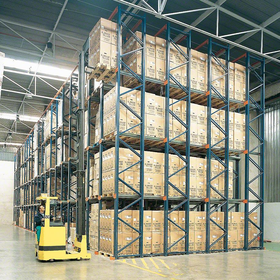 Industrial Pallet Rack System Heavy Duty Metal Warehouse Racking for Factory Storage