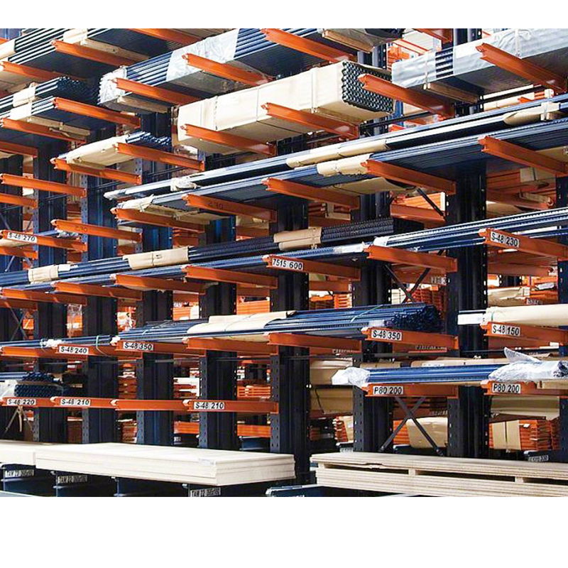 Cantilever Tensile Structure Rack Building Pipe Shelves  Large Capacity Cantilever Racking