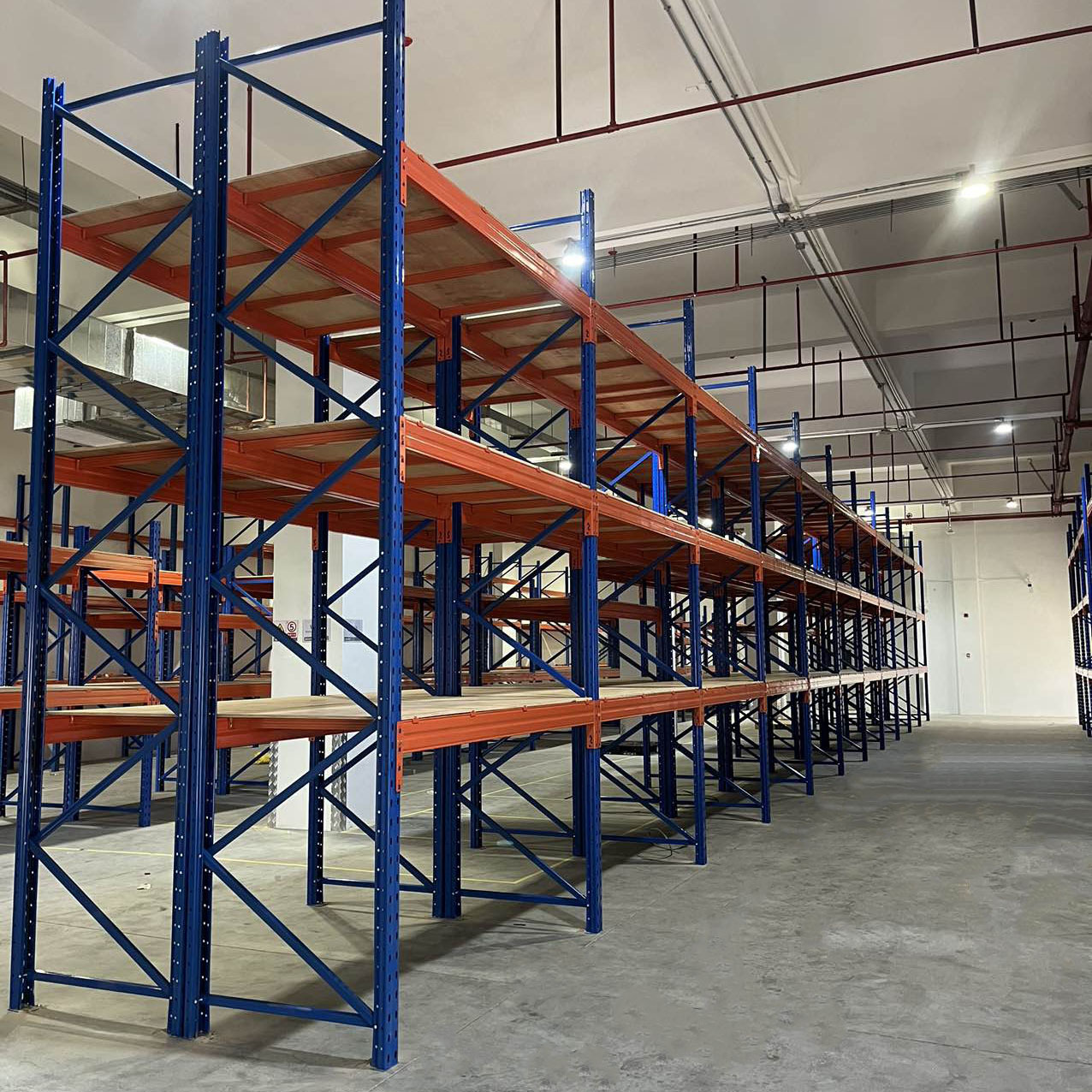 Warehouse Heavy-Duty Beam-Type Racking High-Position Palletized Three-Dimensional Ultra-Strong Load-Bearing Multi-Tier Racks