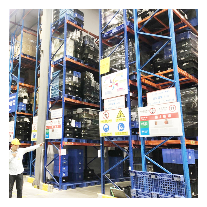 Industrial Heavy Load Beam Pallet Shelving Detachable Warehouse Steel Storage Rack for Distribution Center