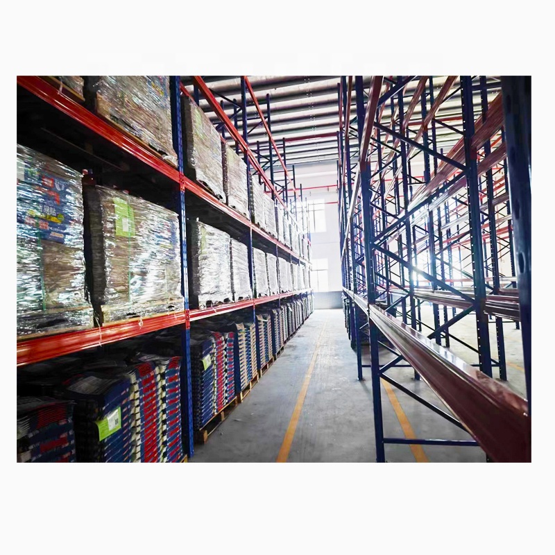 High Capacity Cold Rolled Steel Selective Beam Storage Pallet Racking Durable Metal Rack Industrial Workshop Bulk Cargo Storage