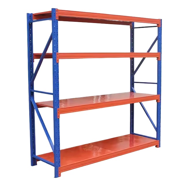 Maobang Multi-Functional Steel Medium Duty 4-Tier Warehouse Rack-Easy Assembly Customizable Size Powder Coated 3-Year Warranty