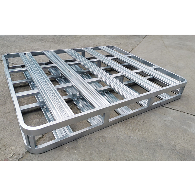 Heavy Duty Industrial Storage Factory Metal Pallet Manufacturers Forklift Warehouse Single-deep Stackable Iron Steel Pallets