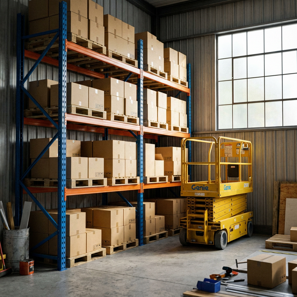 Heavy Duty Cold Rolled Steel Selective Beam Pallet Rack Adjustable Anti Collision Storage Rack Factory Logistics Pallet Storage