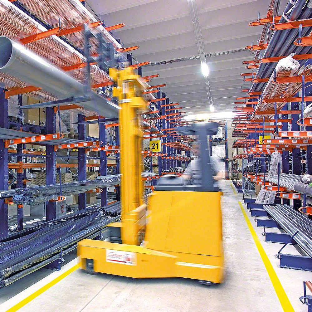 OEM Customized Galvanized Heavy-duty Portable Cantilever Racks System for Industrial Storage Rack