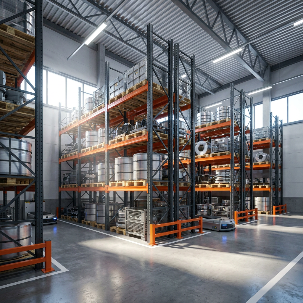Cold Storage Heavy Duty Pallet Rack Galvanized Steel Warehouse Racking System