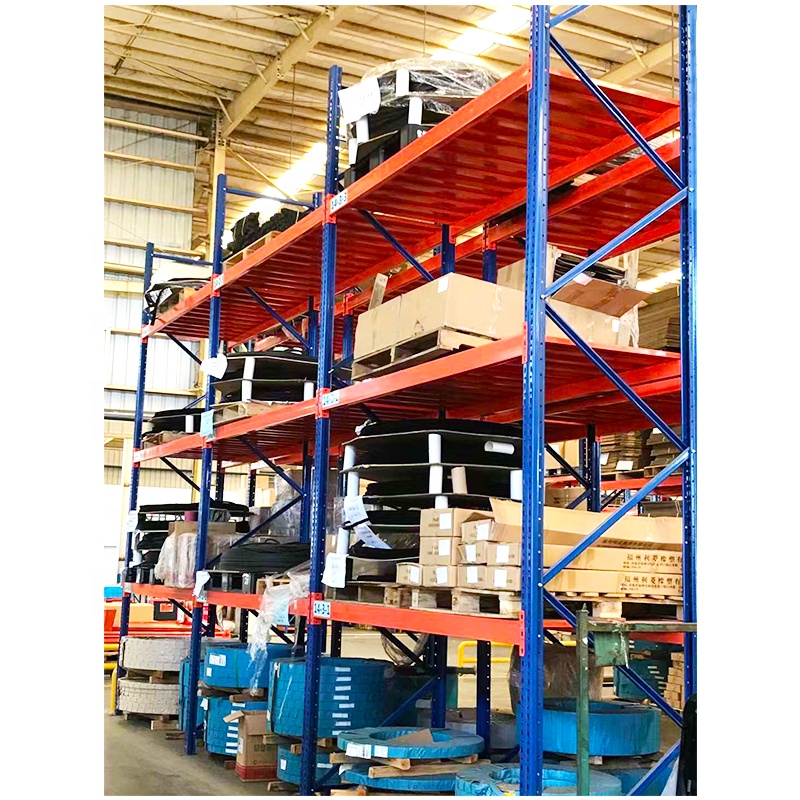 High Capacity Cold Rolled Steel Selective Beam Storage Pallet Racking Durable Metal Rack Industrial Workshop Bulk Cargo Storage