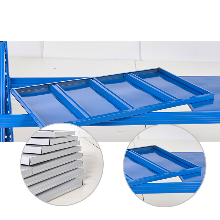 Multi-Tier Light Duty Boltless Steel Shelving Adjustable Storage Shelves for Warehouse Garage Home Office Kitchen Supermarket