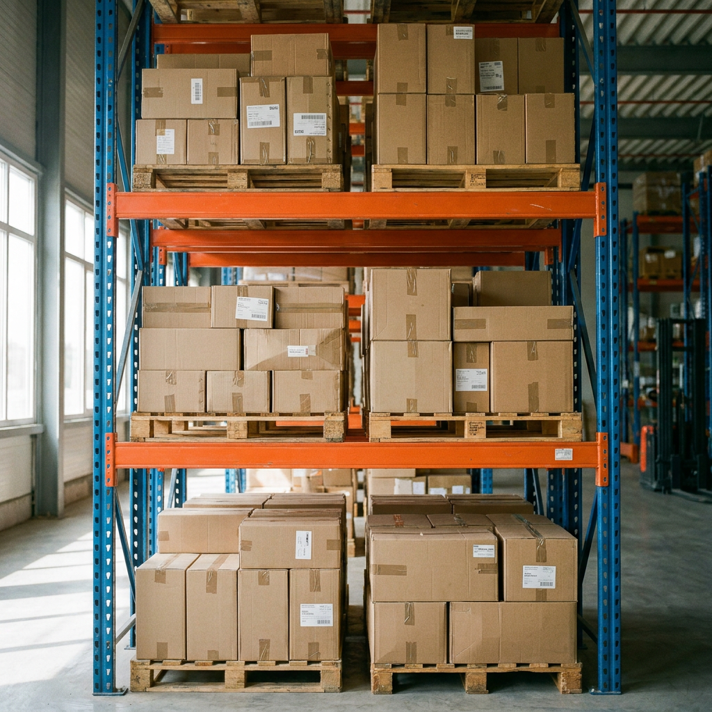 Heavy Duty Selective Pallet Racking System for Warehouse Storage