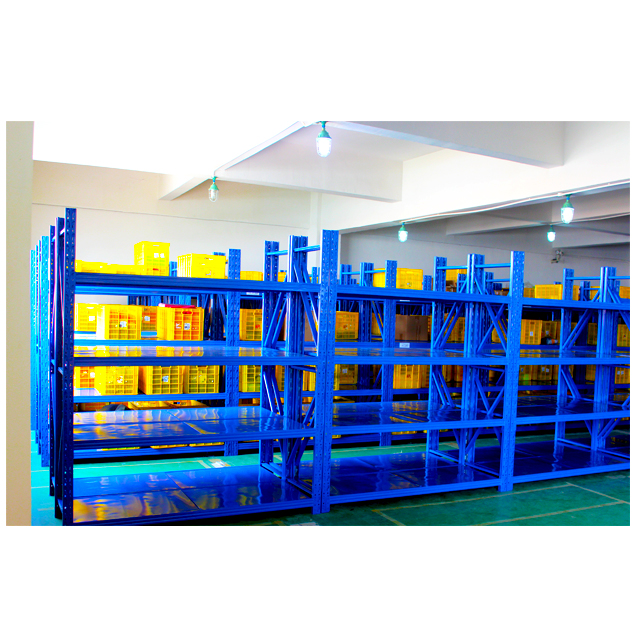 Heavy Duty Adjustable Powder Coated Steel Beam Racks with Long Span Warehouse Racking System Corrosion Protection for Storage