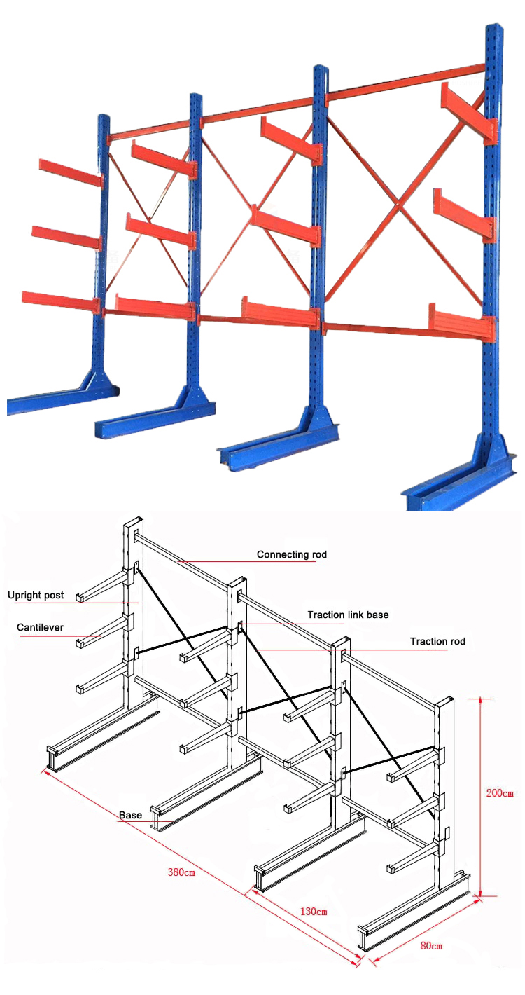 Double-deck bike rack layout