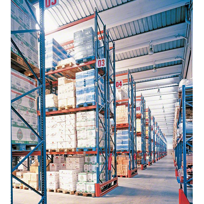 Industrial Pallet Rack System Heavy Duty Metal Warehouse Racking for Factory Storage