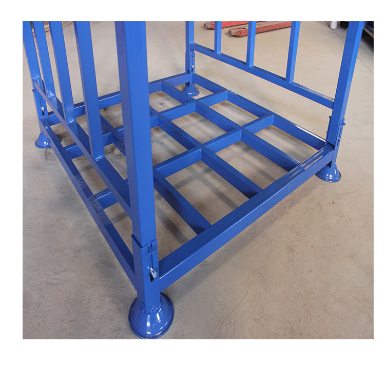 Wire Mesh Racking Container Steel Container Racking Stacking Cage Cages Warehouse Rack Heavy Duty Pallet Rack Customized 10 Sets