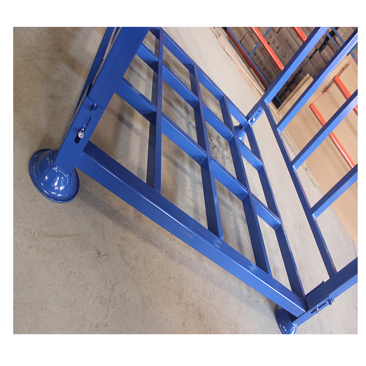 Racking Foldable Pallets Solutions Collapsible Steel Stacking Firewood Cage