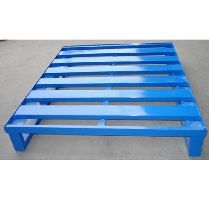 High Quality Entry Euro Metal Pallet Manufacturers 4 Way Iron Power Coat Two Way Steel Pallet