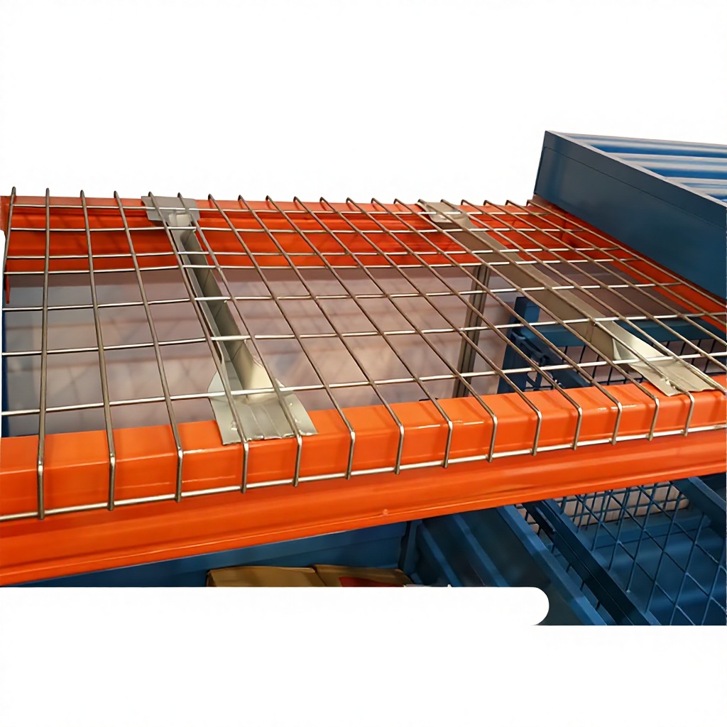 Shelf Layer Mesh Workshops Factories Storage Rack Cross-Beam Type Heavy-Duty Load-Bearing Layer Mesh Heavy-Duty Storage Shelf