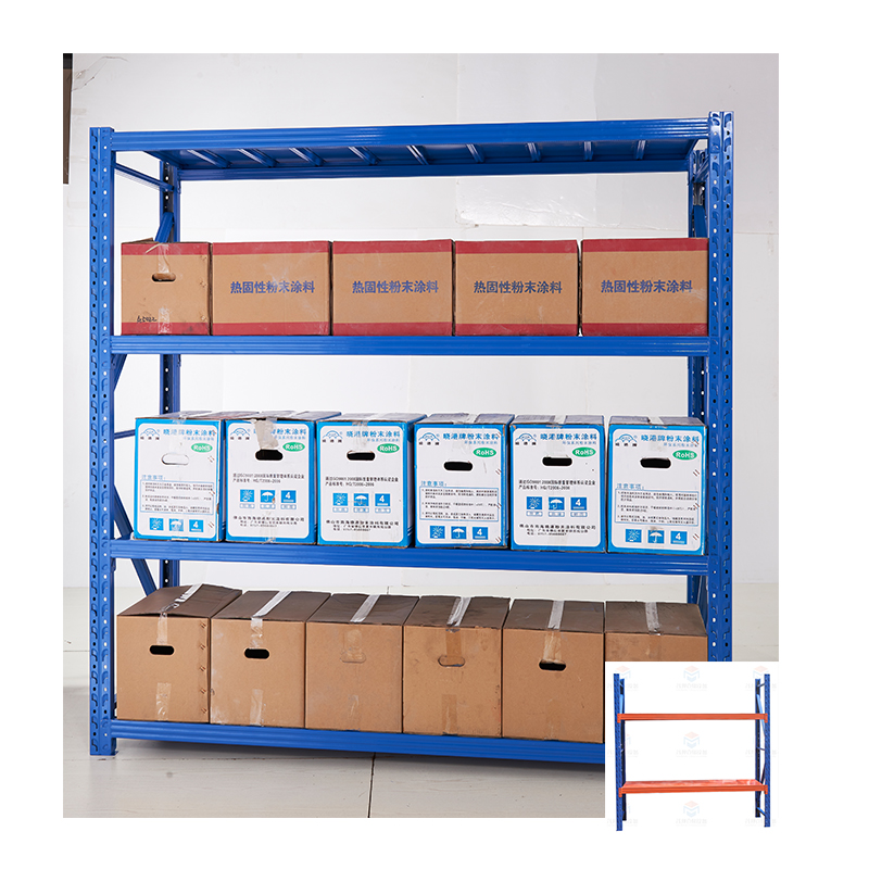 Hot Promotions Customizable Medium Duty Steel Metal Rack Shelf with Steel Panels Pallet Racking for Warehouse Storage