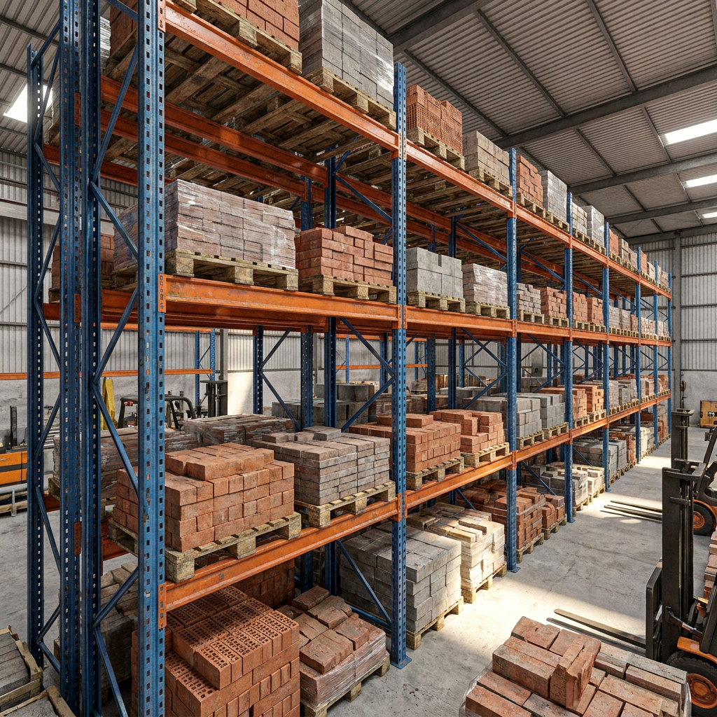 Selective Pallet Racking System Heavy Duty Warehouse Rack with Adjustable Beams