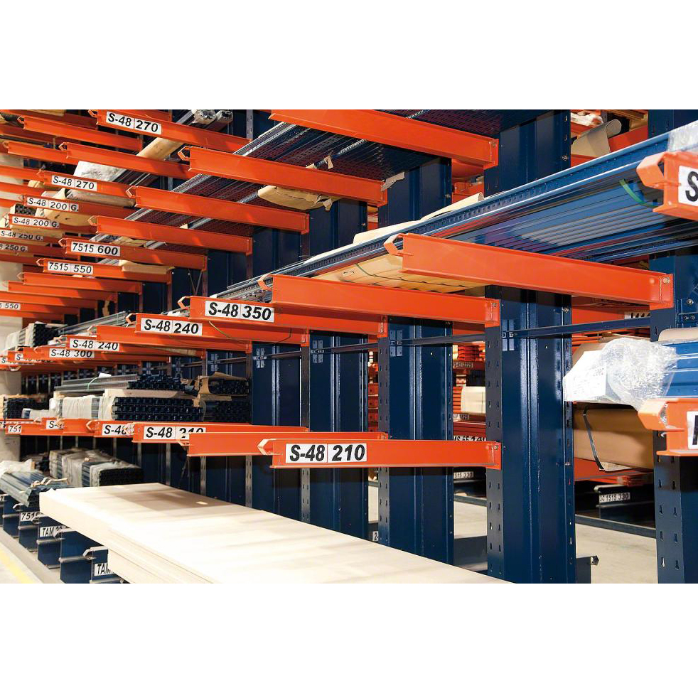 Double Side Assemble Cantilever Rack Warehouse Cantilever Racking  Heavy Duty Adjustable Cantilever Storage Rack