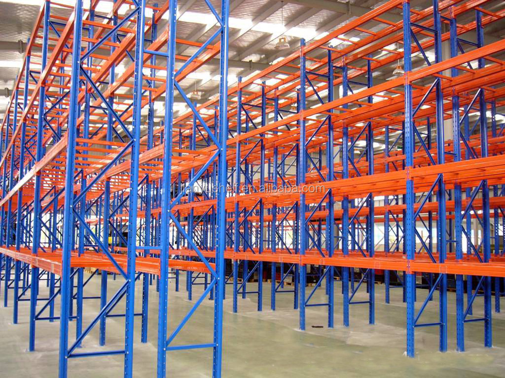Boltless Assembled Beam Pallet Racking Heavy Duty Warehouse Storage Shelf for Industrial Material Storage