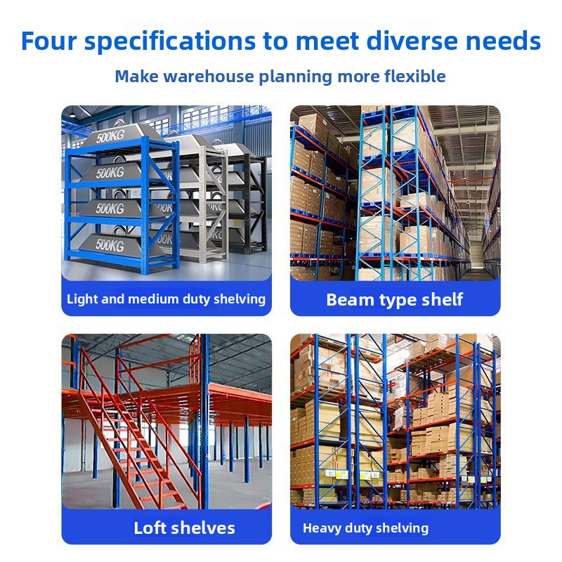 Loft Rack Warehouse Heavy Duty Beam Rack Manufacturer Detachable Custom Workshop Storage Loft Platform Height Adjustable No