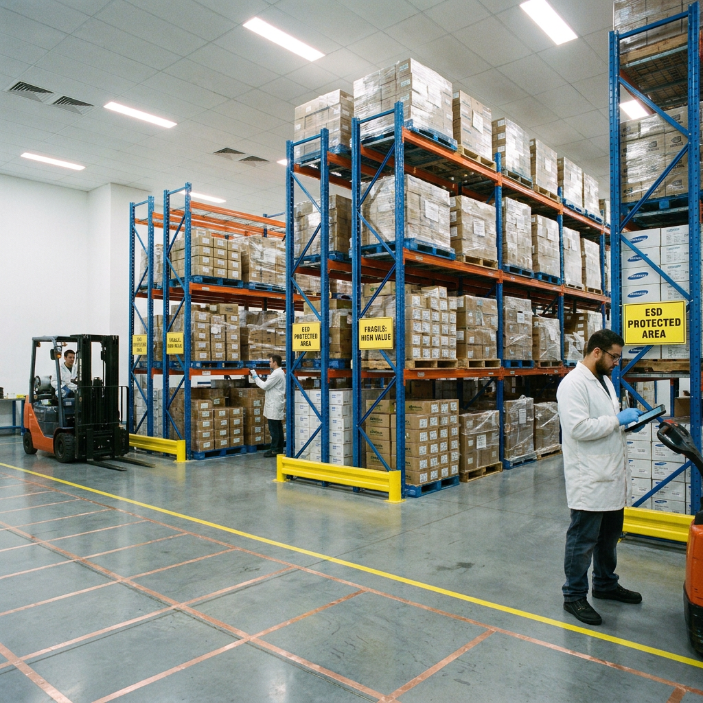 Warehouse Standard Selective Pallet Racks with Heavy Loading Steel Beams