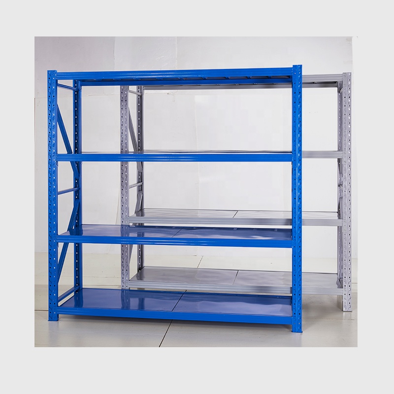 Wholesale Warehouse Shelve System Metal Light Duty Storage Rack Steel Shelving Multi-layer Industrial Metal Rack