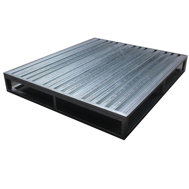 Eu Metal Pallet 1200*1000mm Single Deck Steel Pallet Factory Drive in Steel Pallet